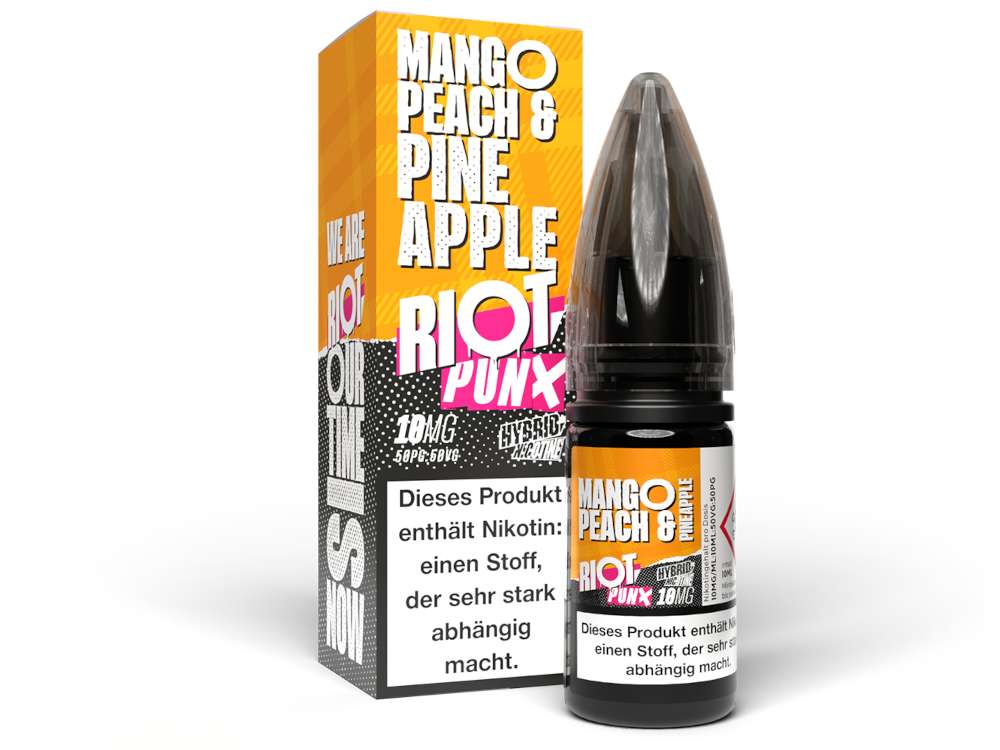 Riot Squad - PUNX - Hybrid Nikotinsalz Liquid - Mango, Peach & Pineapple