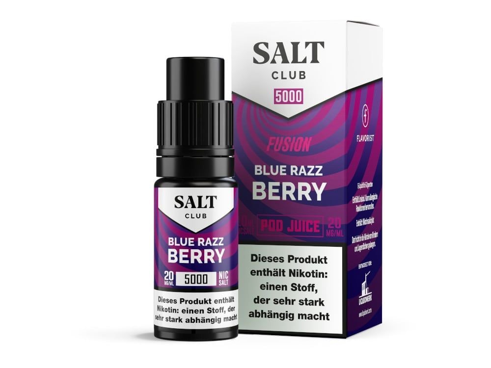 Salt Club - 5000 - Nikotinsalz Liquid 20 mg/ml - Blue Razz Berry