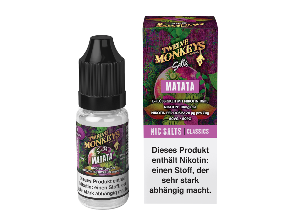 Twelve Monkeys - Matata - Nikotinsalz Liquid 20 mg/ml