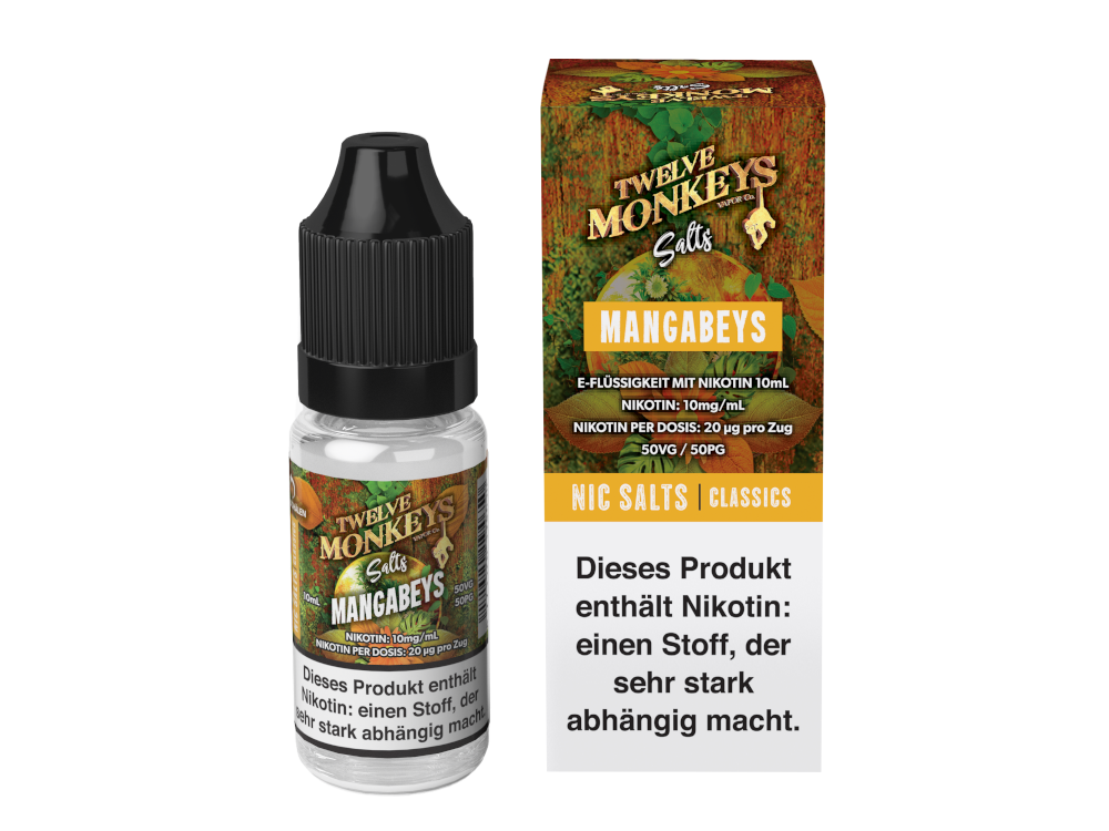 Twelve Monkeys - Mangabeys - Nikotinsalz Liquid 20 mg/ml