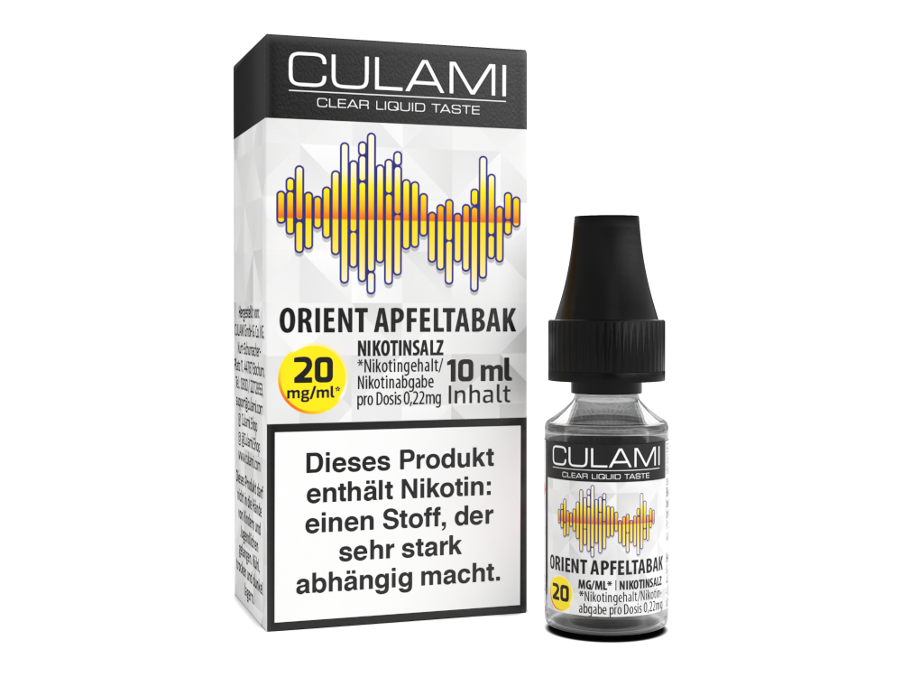 Culami - Nikotinsalz Liquid - Orient Apfeltabak