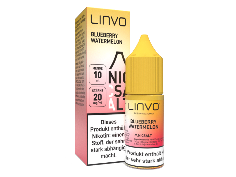 Linvo - Blueberry Watermelon - Nikotinsalz Liquid 20 mg/ml