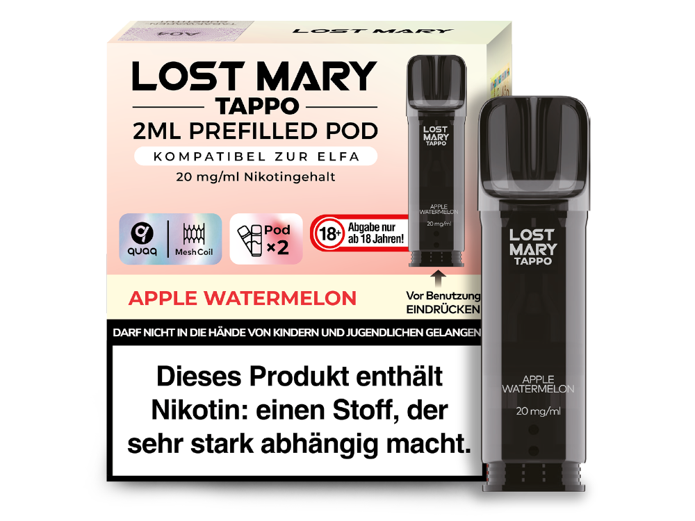 Lost Mary - Tappo Pod (2 Stück pro Packung) - Apple Watermelon