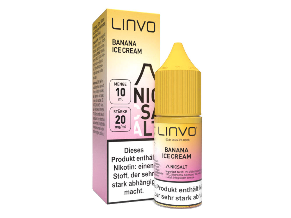 Linvo - Banana Ice Cream - Nikotinsalz Liquid 20 mg/ml