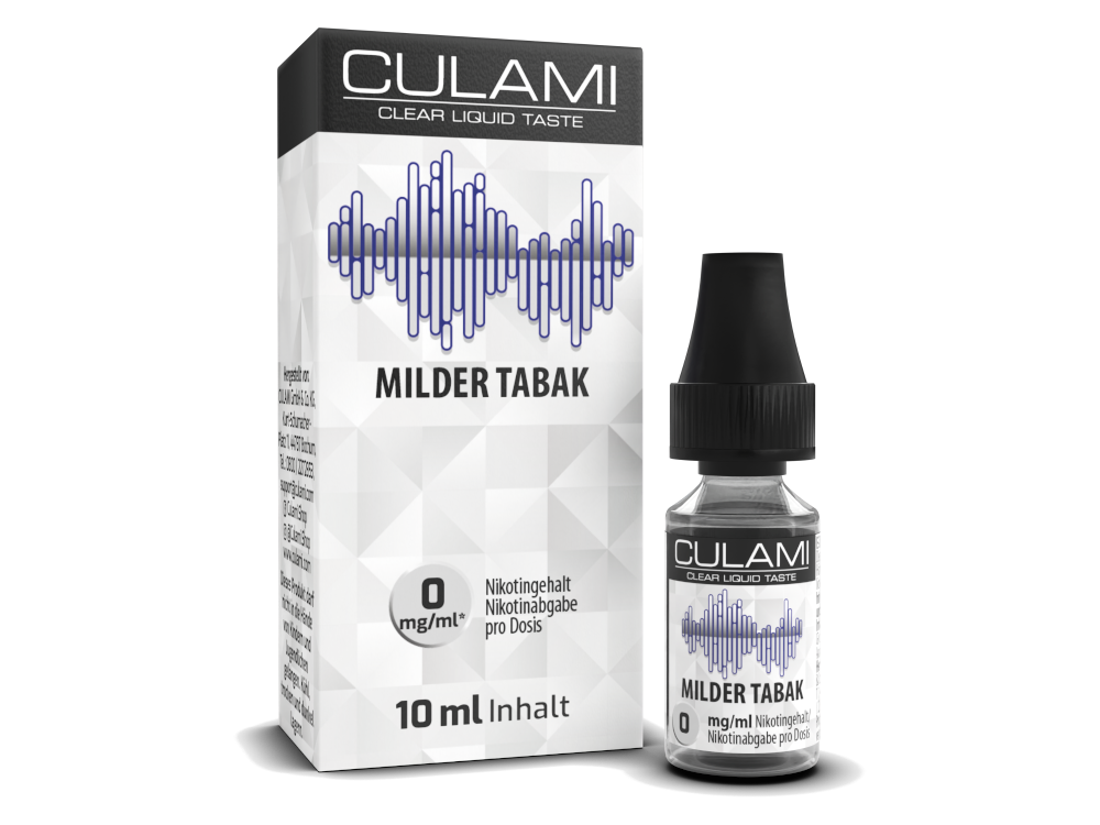 Culami - Liquids - Milder Tabak