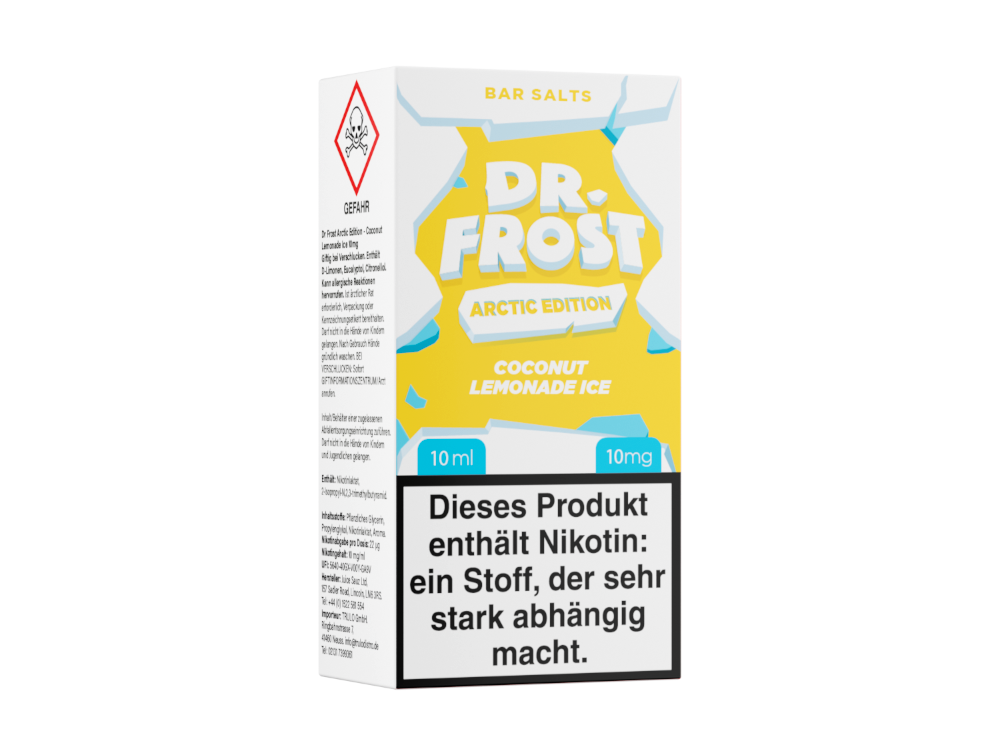 Dr. Frost - Arctic Edition - Nikotinsalz Liquid - Coconut Lemonade Ice