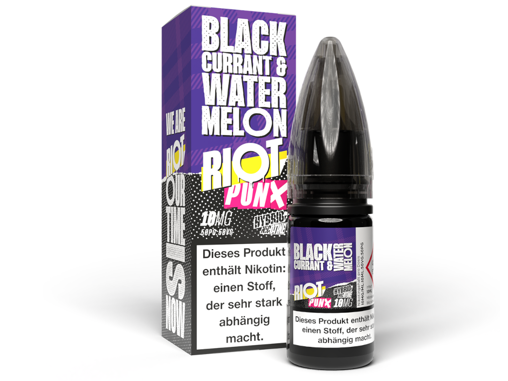 Riot Squad - PUNX - Hybrid Nikotinsalz Liquid - Blackcurrant & Watermelon