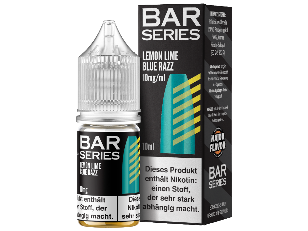 Bar Series - Nikotinsalz Liquid - Lemon Lime Blue Razz