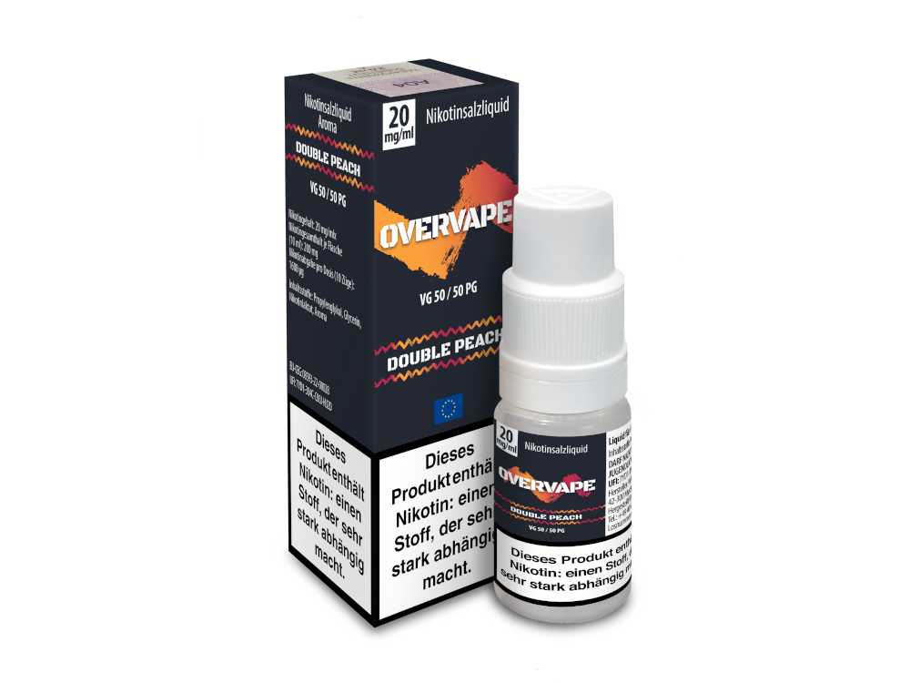 Overvape - Nikotinsalz Liquid - Double Peach