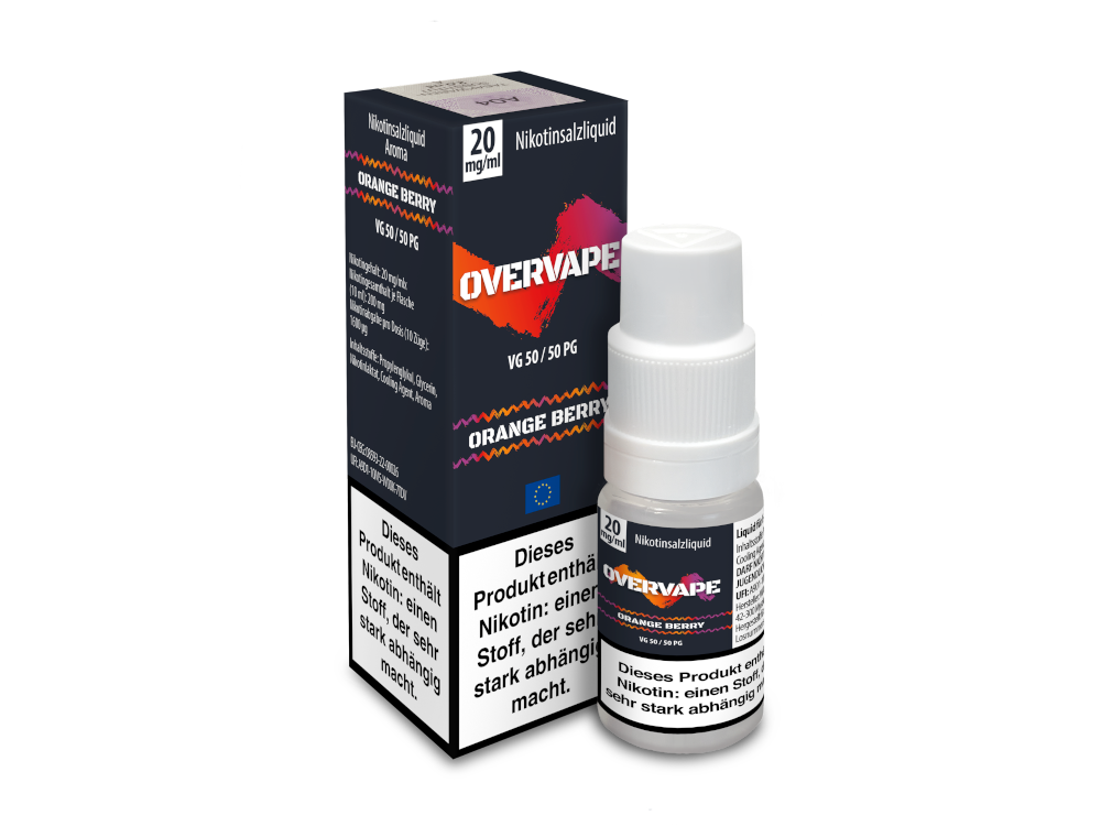 Overvape - Nikotinsalz Liquid - Orange Berry