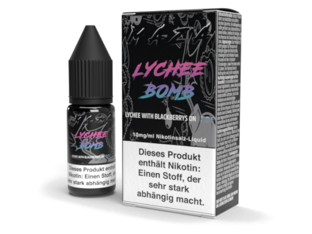 MaZa - Lychee Bomb - Nikotinsalz Liquid