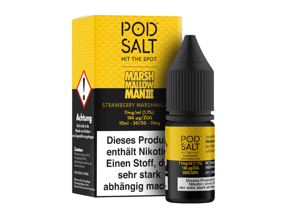 Pod Salt Fusion - Marshmallow Man 3 - Nikotinsalz Liquid 