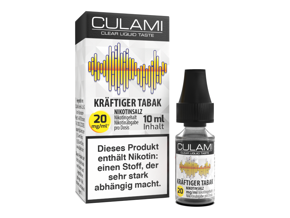 Culami - Nikotinsalz Liquid - Kräftiger Tabak