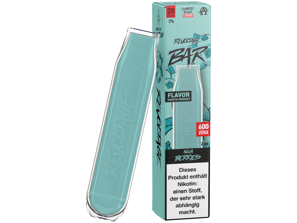 Revoltage Bar Einweg E-Zigarette - Aqua Berries