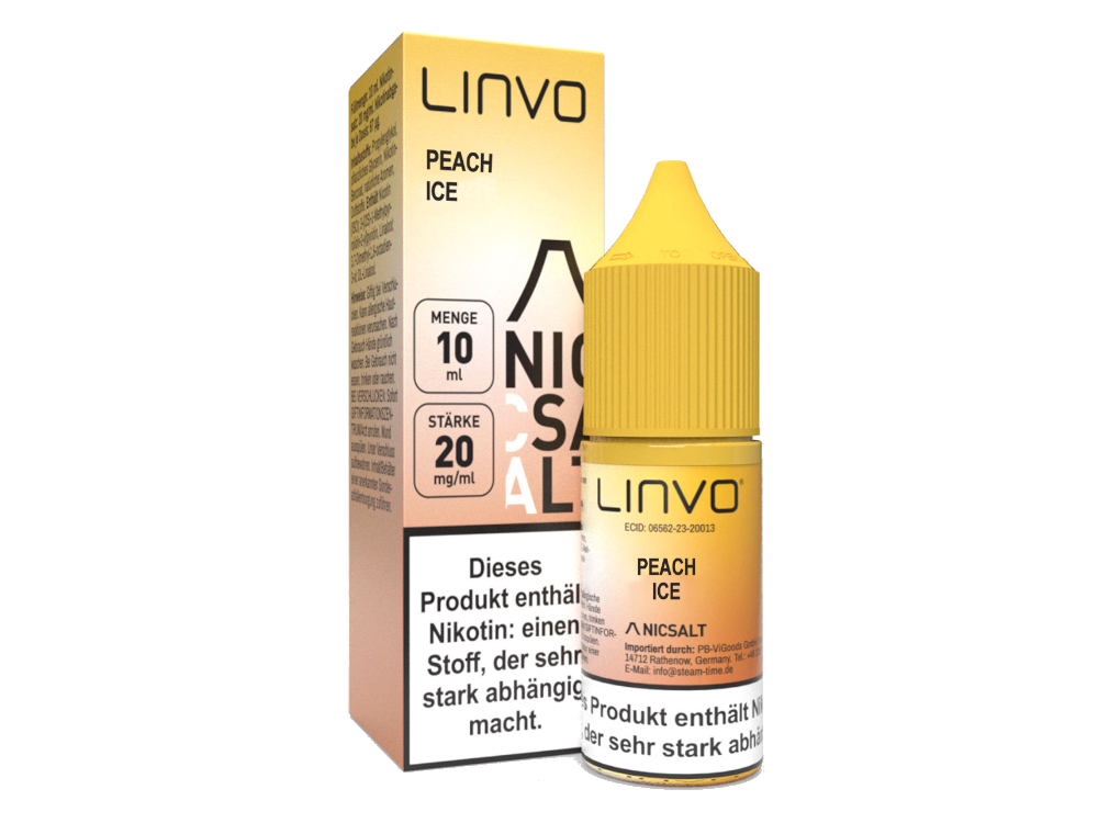 Linvo -  Peach Ice - Nikotinsalz Liquid 20 mg/ml