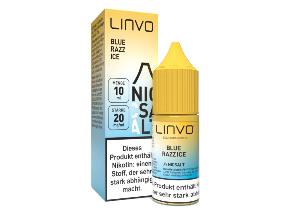 Linvo - Blue Razz Ice - Nikotinsalz Liquid 20 mg/ml