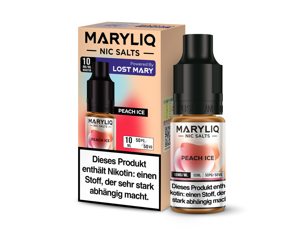 MARYLIQ - Nikotinsalz Liquid - Peach Ice