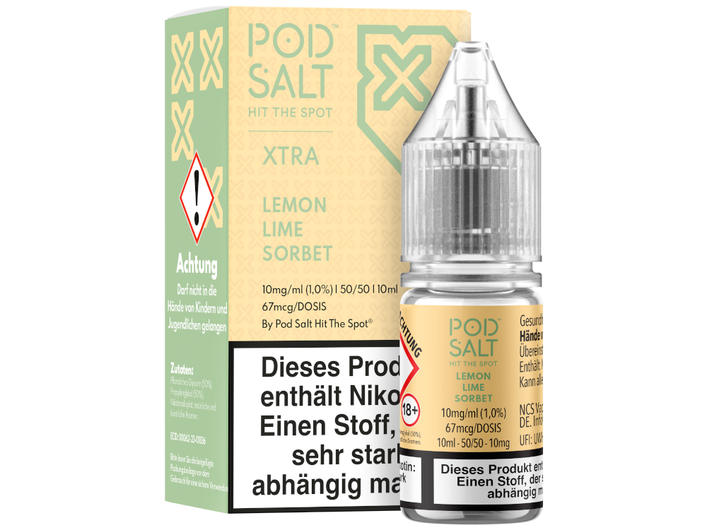 Pod Salt X - Nikotinsalz Liquid  - Lemon Lime Sorbet