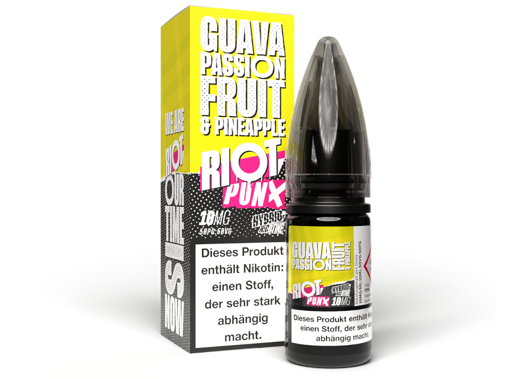 Riot Squad - PUNX - Hybrid Nikotinsalz Liquid - Guava, Passionfruit & Pineapple