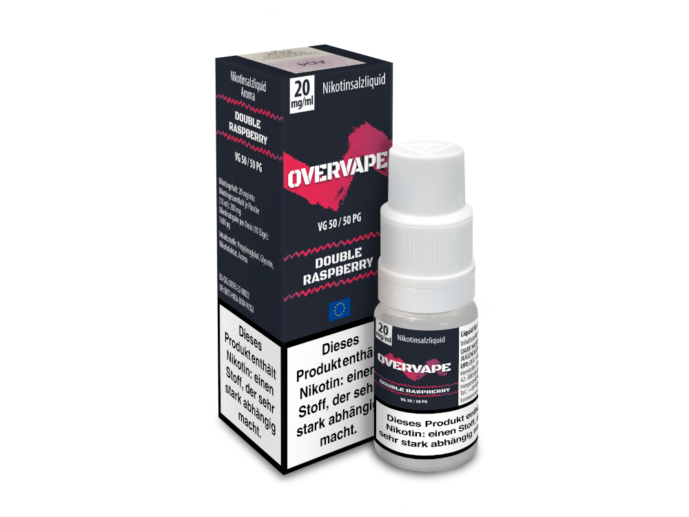 Overvape - Nikotinsalz Liquid - Double Raspberry