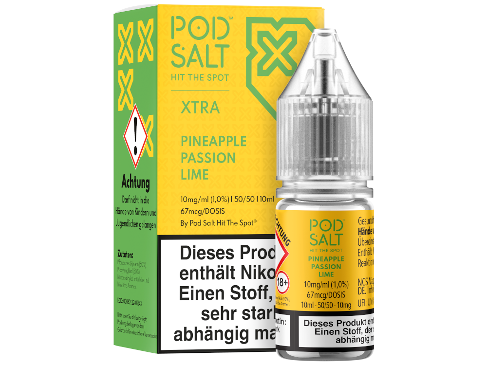 Pod Salt X - Nikotinsalz Liquid  - Pineapple Passion Lime