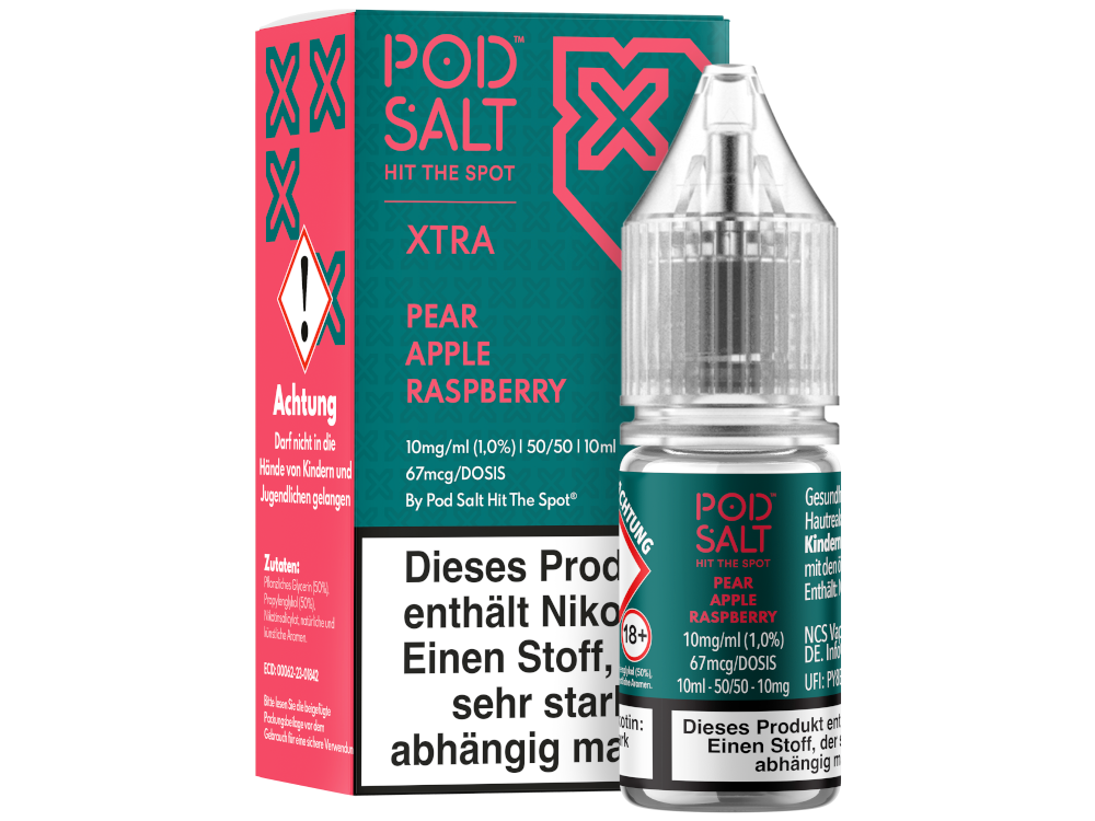 Pod Salt X - Nikotinsalz Liquid  - Pear Apple Raspberry