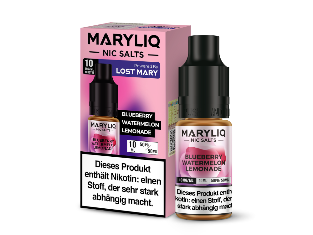 MARYLIQ - Nikotinsalz Liquid - Blueberry Watermelon Lemonade