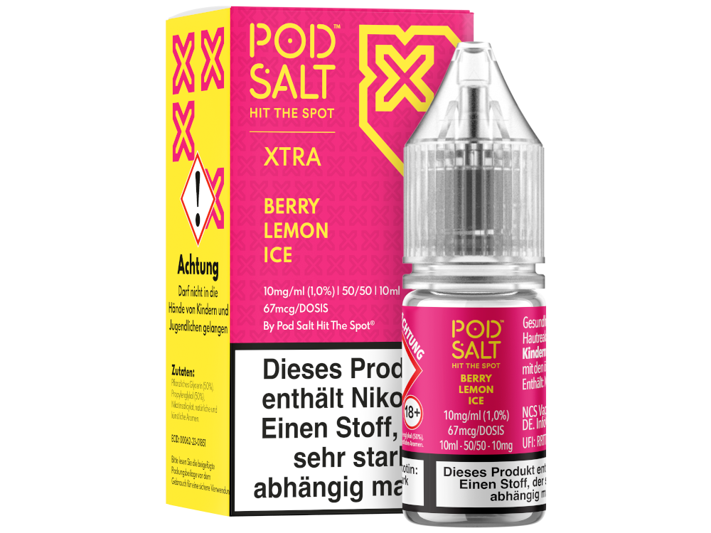 Pod Salt X - Nikotinsalz Liquid  - Berry Lemon Ice