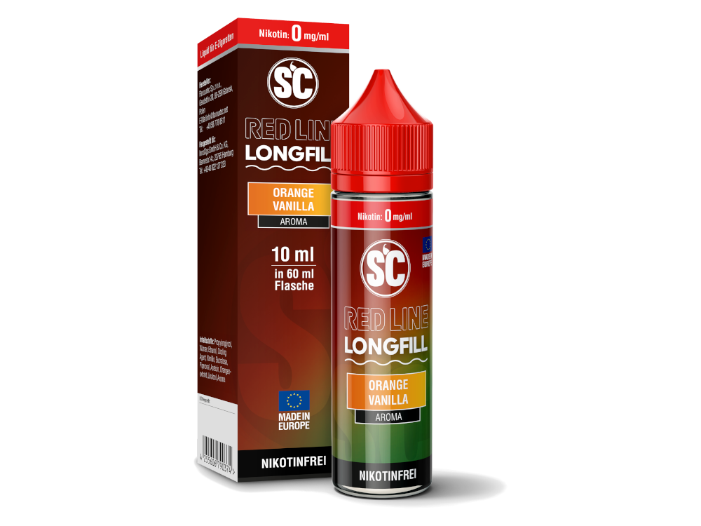 SC - Red Line Longfills 10 ml - Orange Vanilla