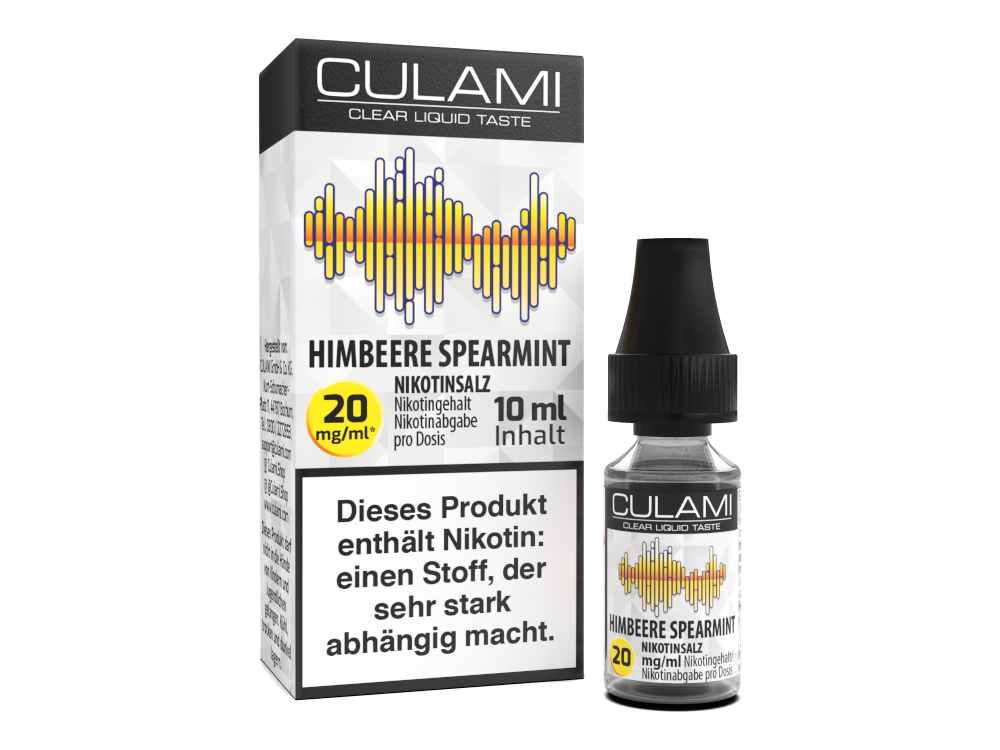 Culami - Nikotinsalz Liquid - Himbeere Spearmint