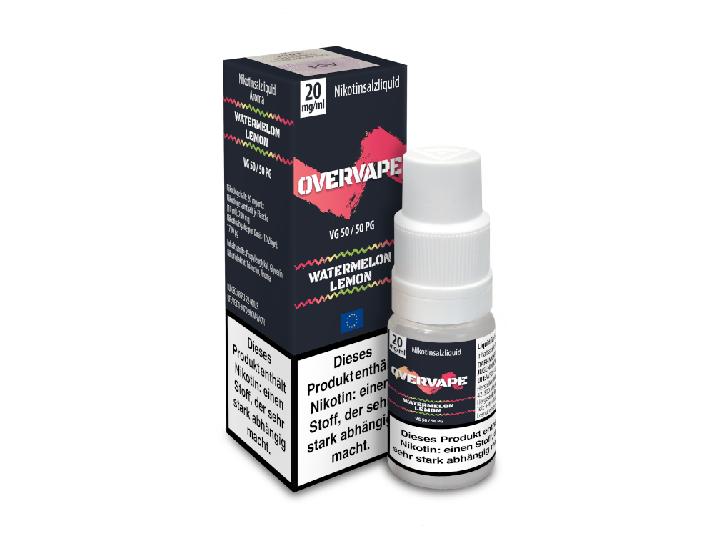 Overvape - Nikotinsalz Liquid - Watermelon Lemon