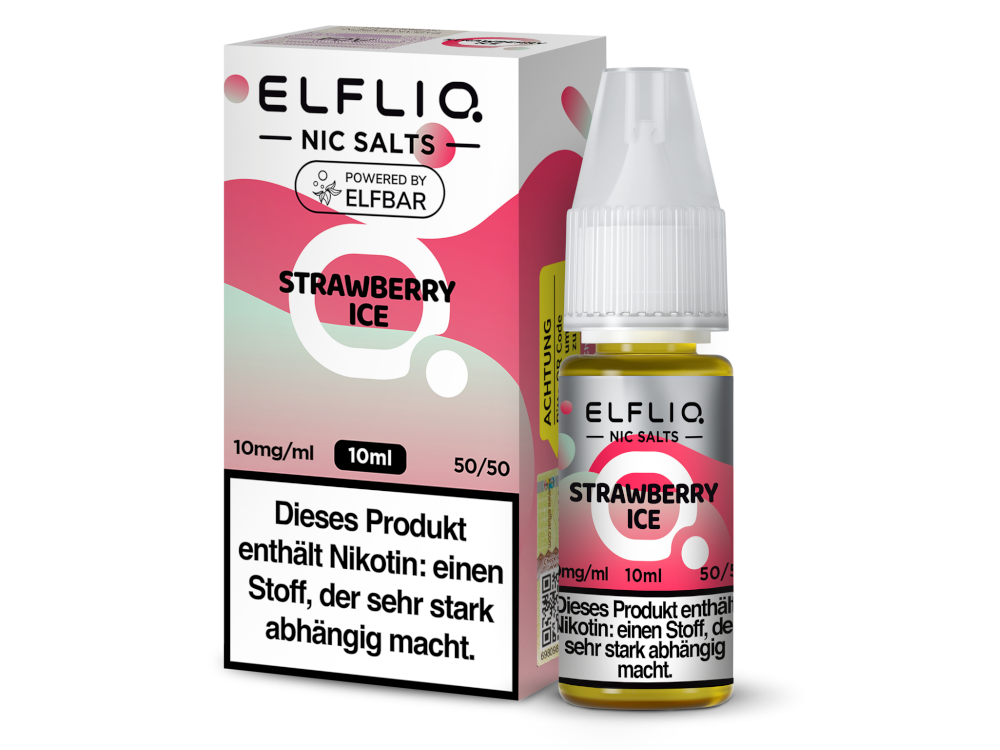 ELFLIQ - Strawberry Ice - Nikotinsalz Liquid