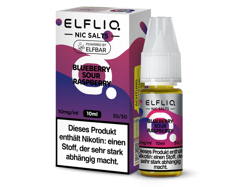 ELFLIQ - Blueberry Sour Raspberry - Nikotinsalz Liquid