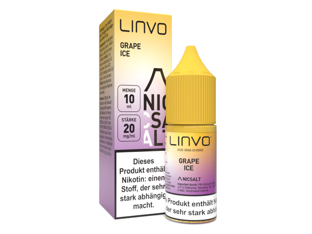 Linvo - Grape Ice - Nikotinsalz Liquid 20 mg/ml