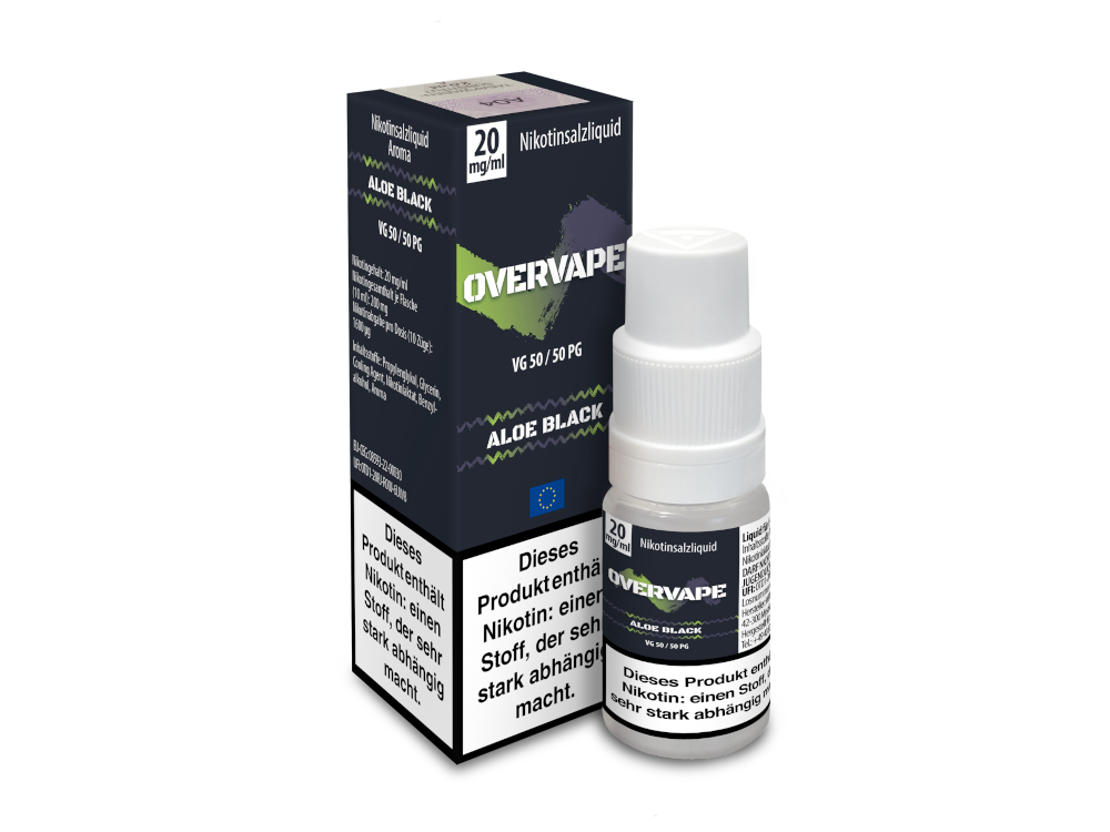 Overvape - Nikotinsalz Liquid - Aloe Black