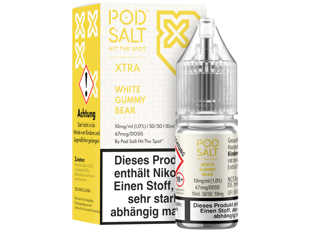 Pod Salt X - Nikotinsalz Liquid  - White Gummy Bear