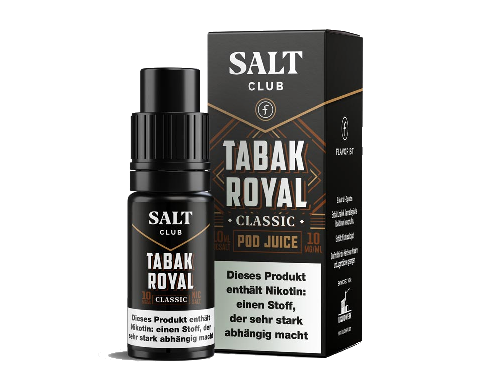 Salt Club - Flavorist Tabak Royal - Nikotinsalz Liquid - Classic