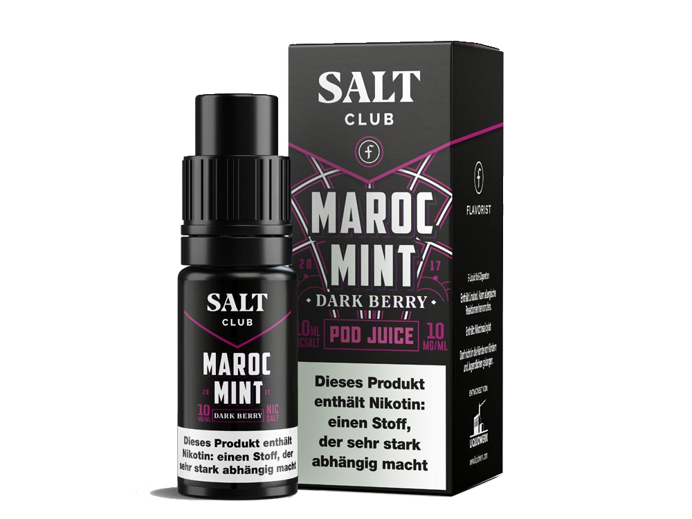 Salt Club - Flavorist Maroc Mint - Nikotinsalz Liquid - Dark Berry