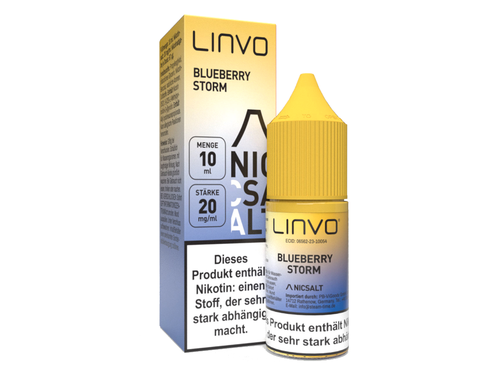 Linvo - Blueberry Storm - Nikotinsalz Liquid 20 mg/ml